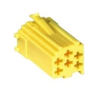 Hama Mini-ISO 6pin Plug, yellow (00062266)